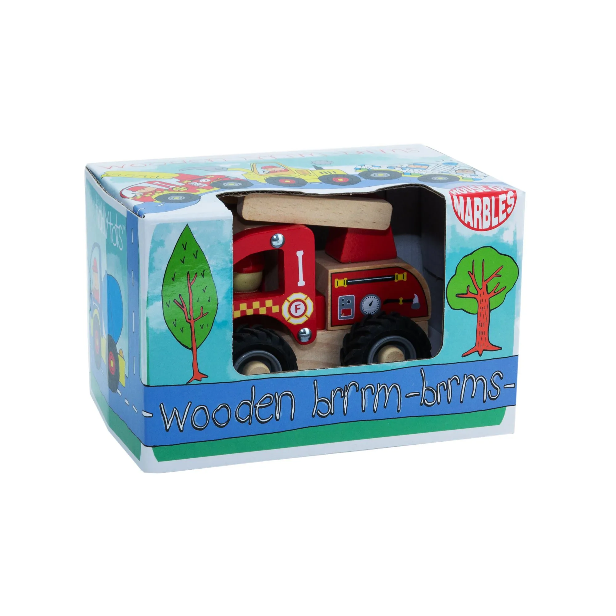 House of Marbles Wooden Emergency Vehicles (1pc)