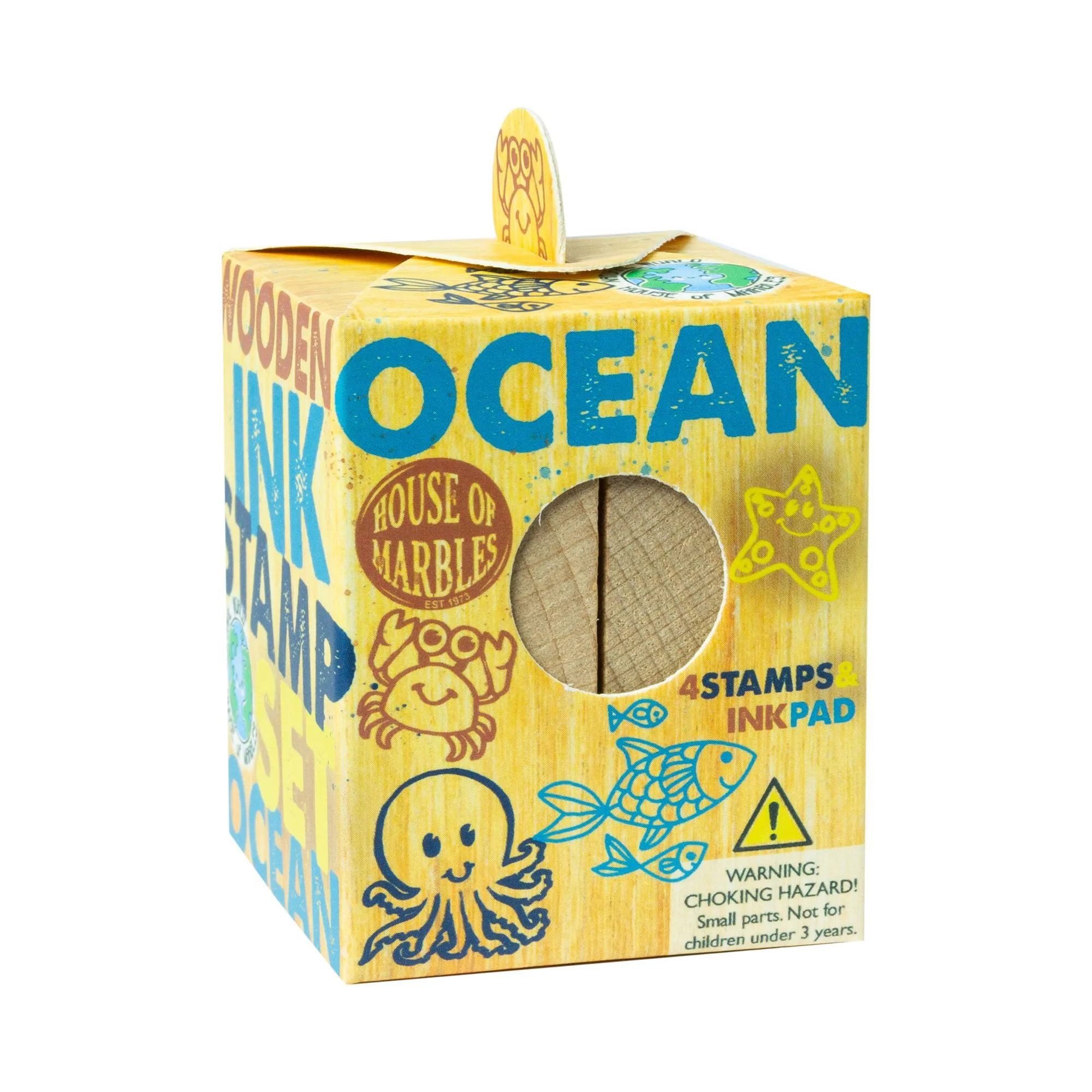 House of Marbles Wooden Stamp Set-Ocean