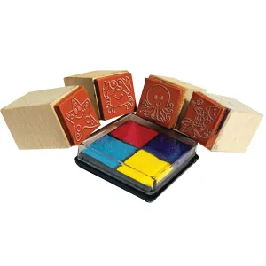 House of Marbles Wooden Stamp Set-Ocean