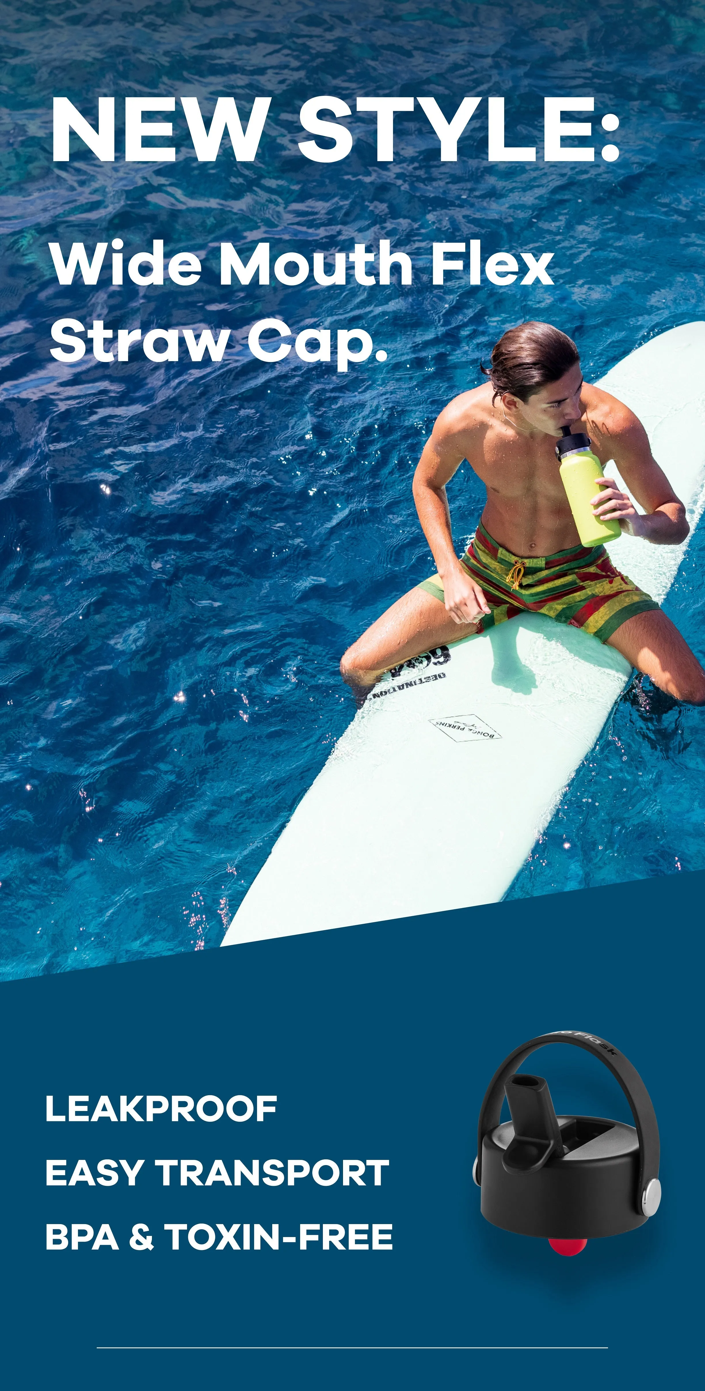 Hydroflask WIDE Mouth Straw Lid