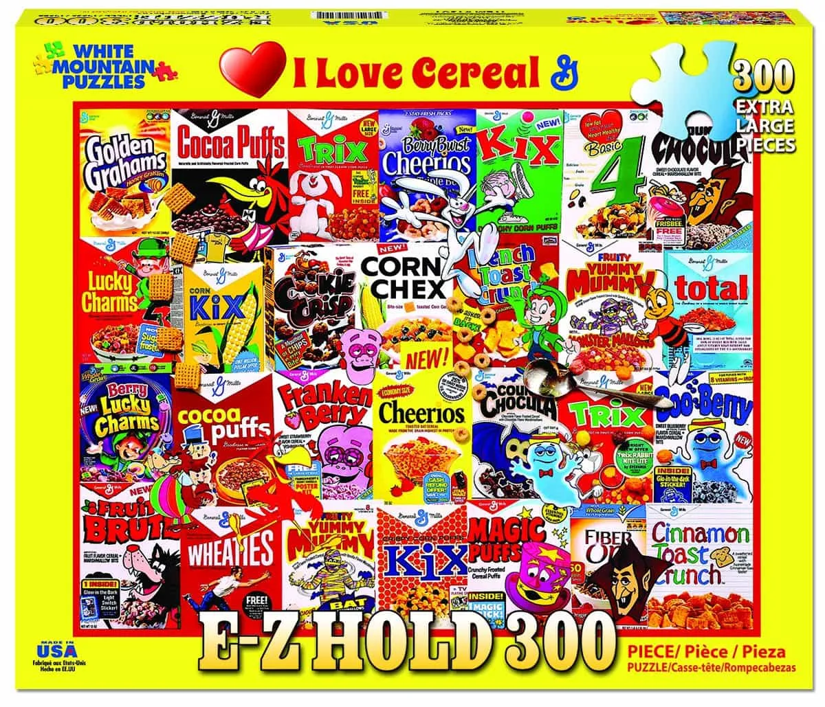 I Love Cereal (1301pz) - 300 Piece Jigsaw Puzzle White Mountain