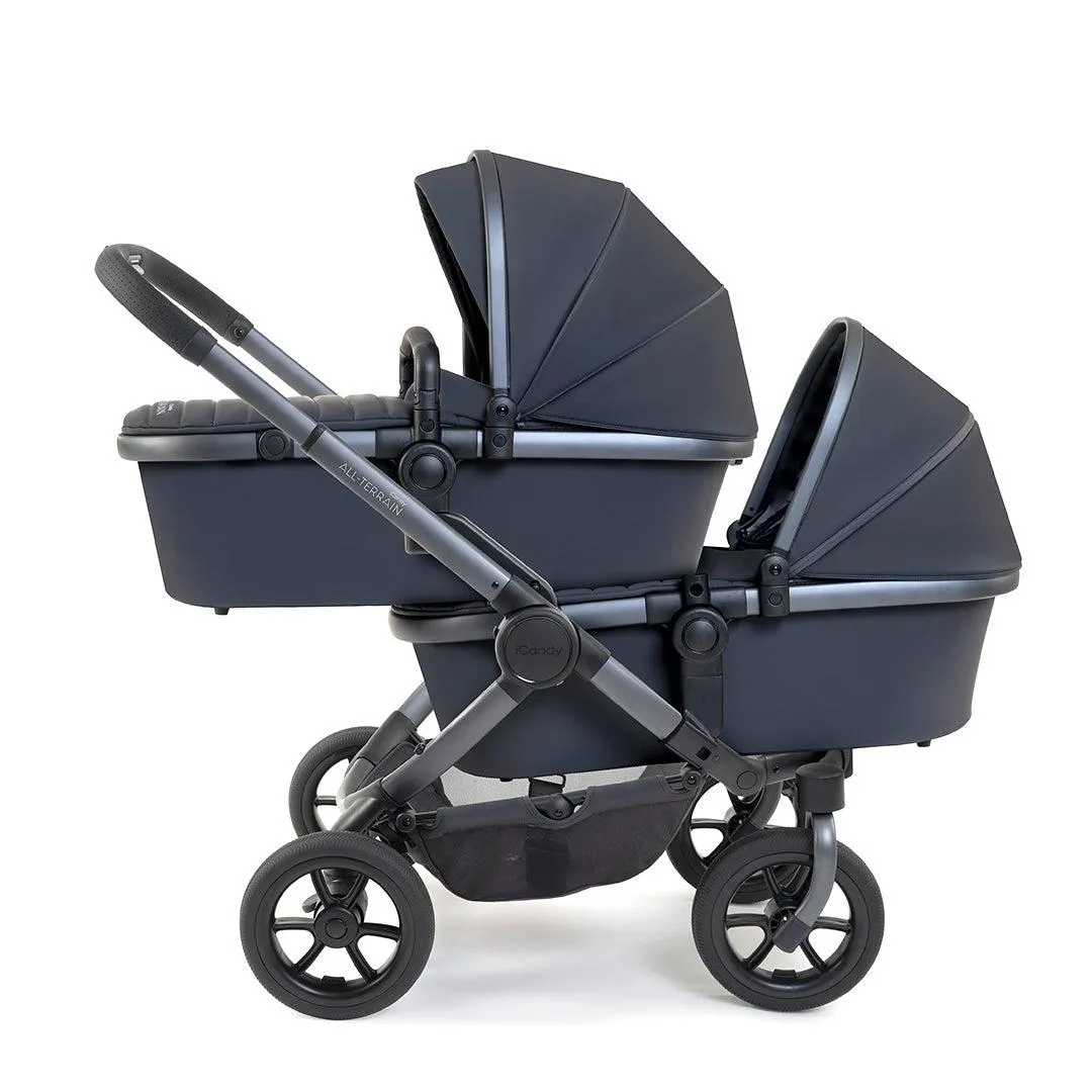 iCandy Peach 7 All Terrain Storm Twin Pushchair