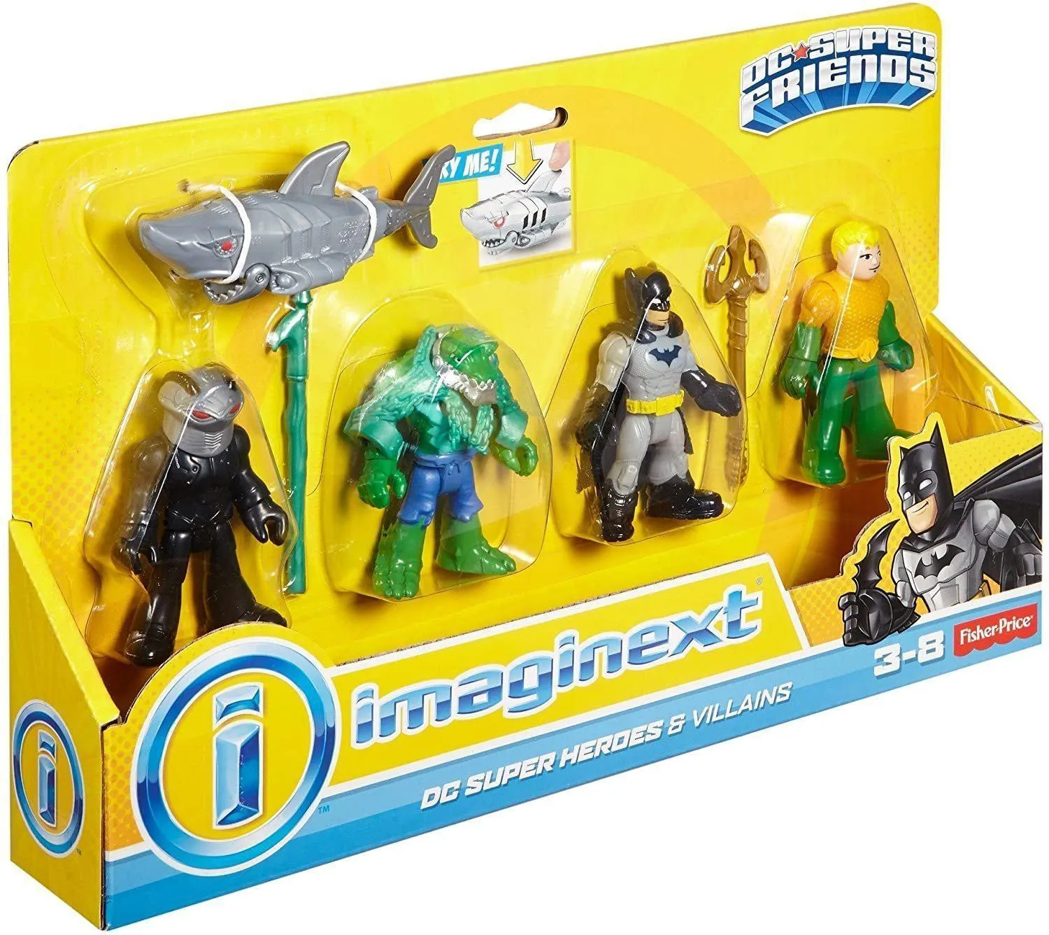 Imaginext DC Super Friends Heroes and Villains Batman and Aquaman