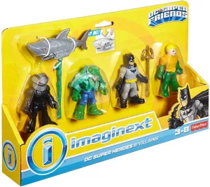 Imaginext DC Super Friends Heroes and Villains Batman and Aquaman