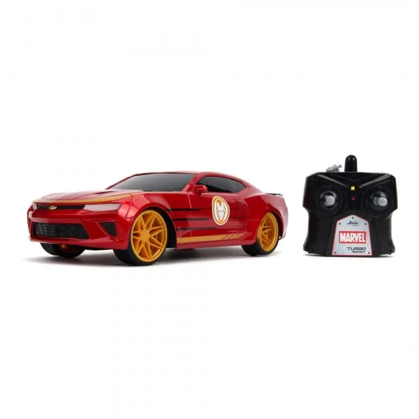Jada 1:16 Remote Control Marvel Avengers Iron Man 2016 Chevy Camaro