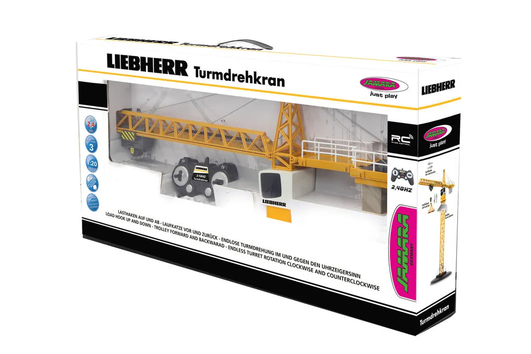 Jamara 1:20 Remote Control Liebherr Tower Crane