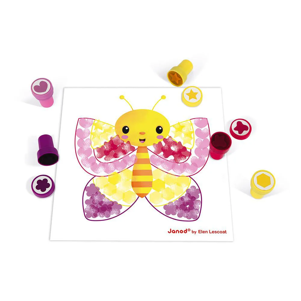 Janod Animal Stamp Cards