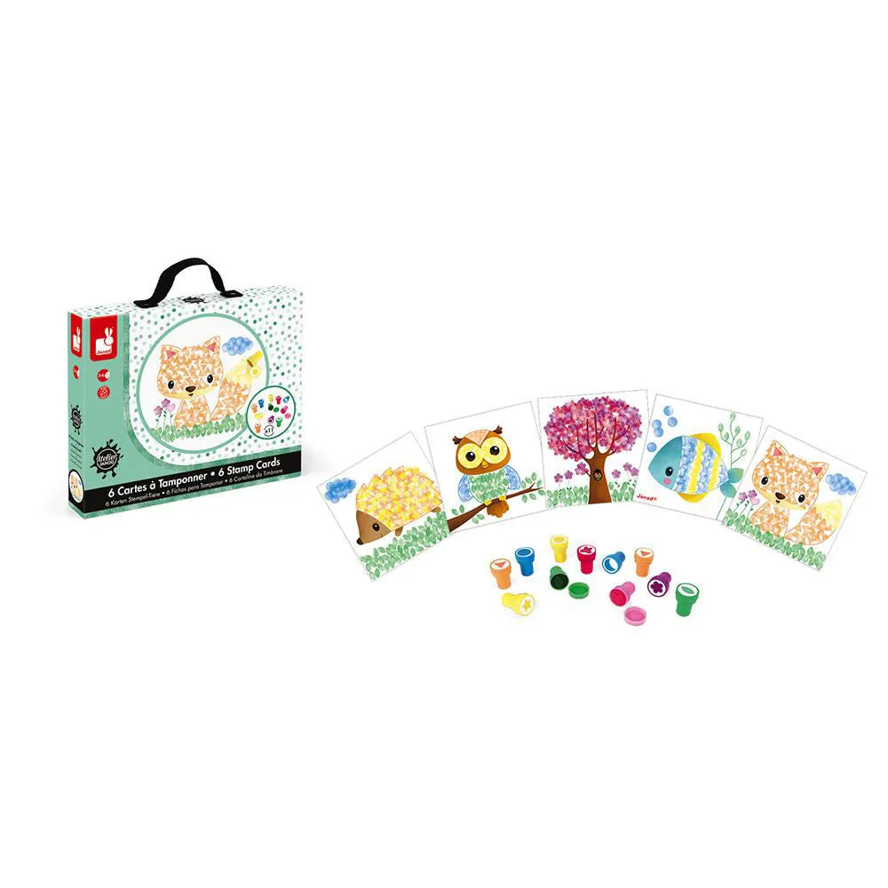 Janod Animal Stamp Cards