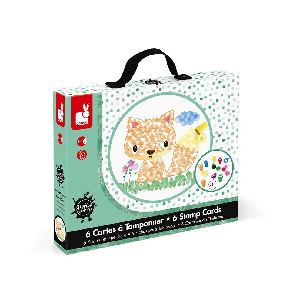 Janod Animal Stamp Cards