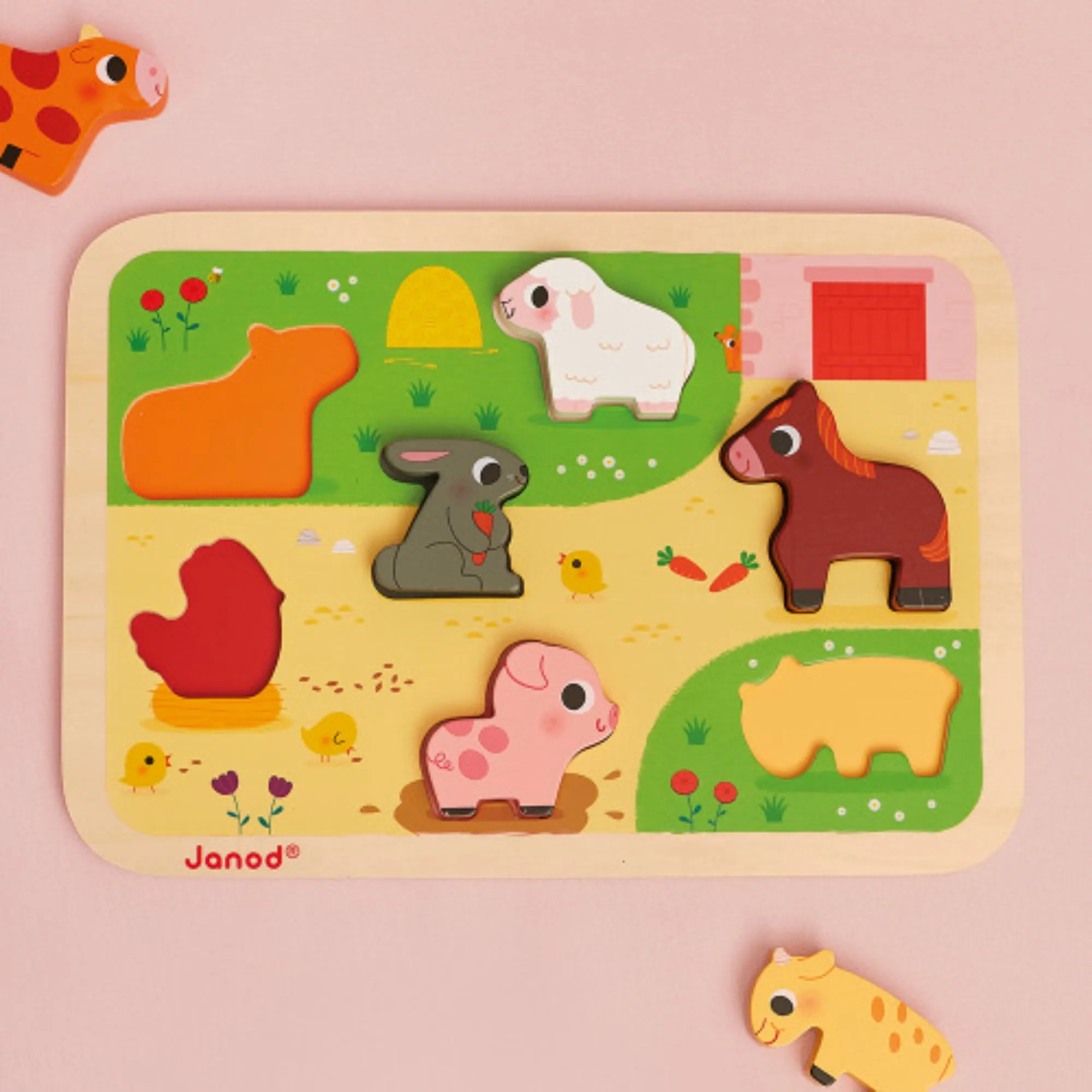 Janod “At the Farm” Chunky Puzzle