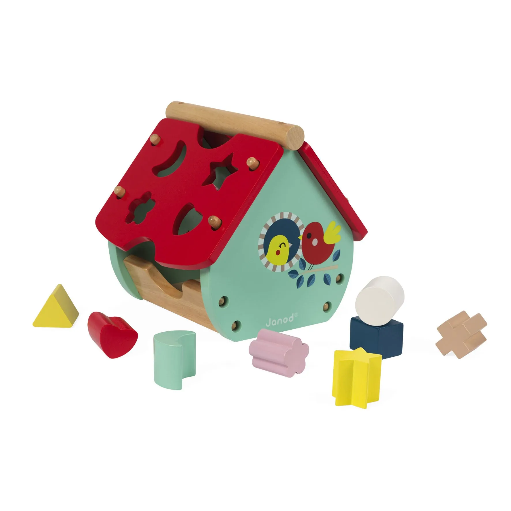 Janod Baby Forest House Shape Sorter