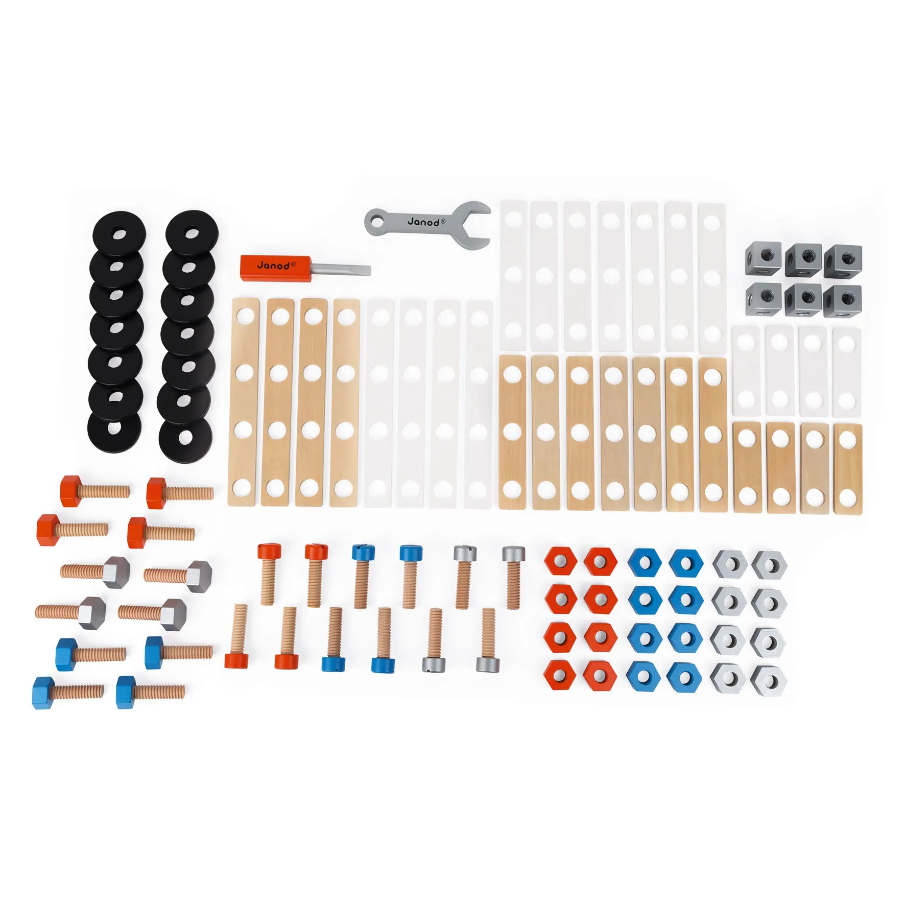 Janod Bricokids DIY Barrel - 100pcs