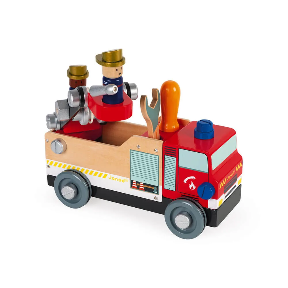 Janod Brico'kids DIY Fire Truck