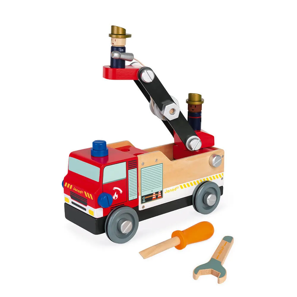 Janod Brico'kids DIY Fire Truck