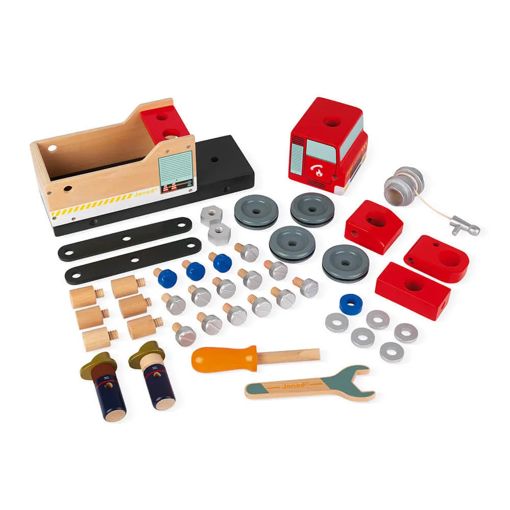 Janod Brico'kids DIY Fire Truck