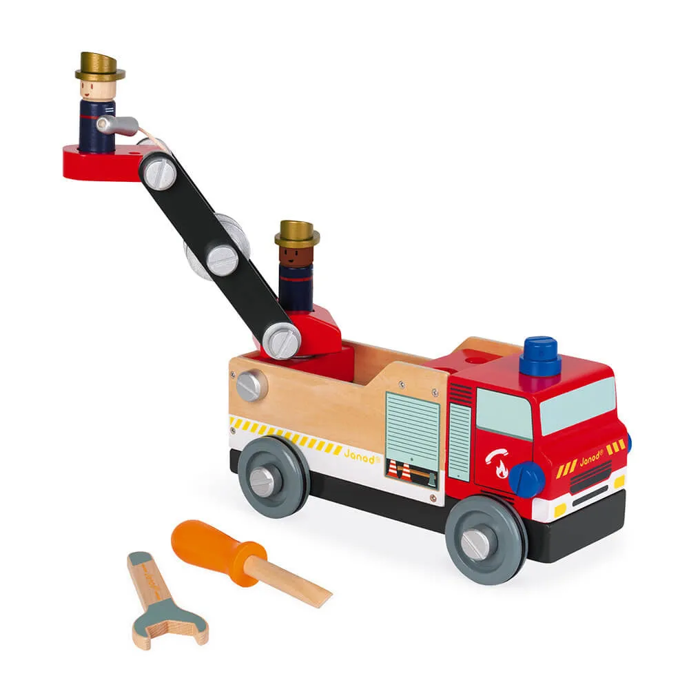Janod Brico'kids DIY Fire Truck