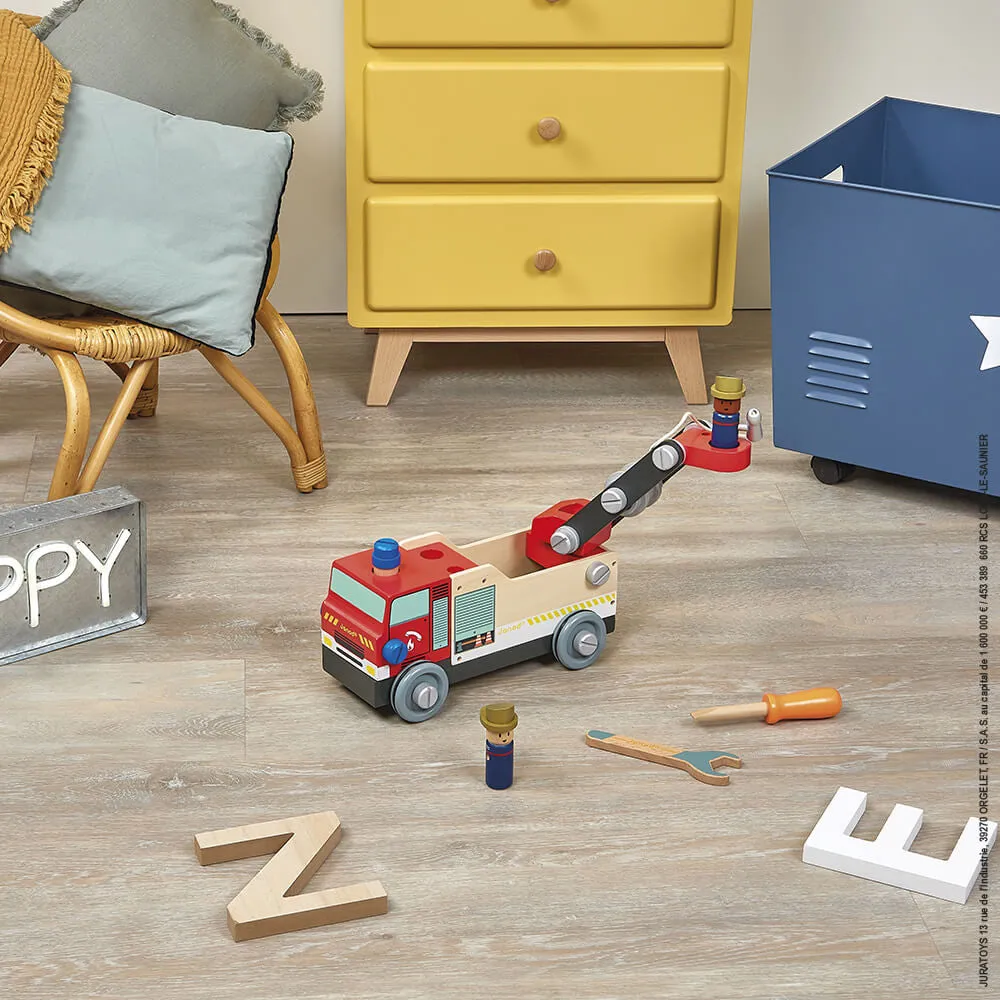 Janod Brico'kids DIY Fire Truck