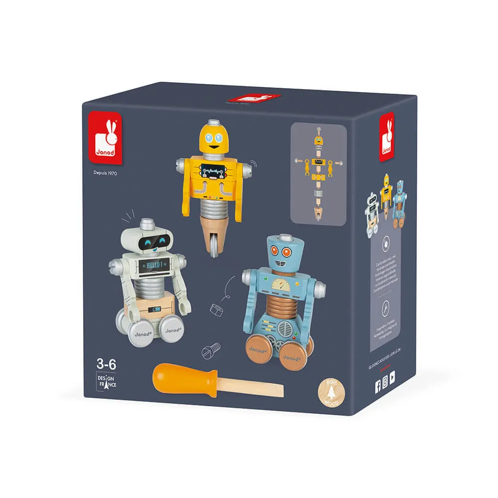 Janod Bricokids DIY Robots