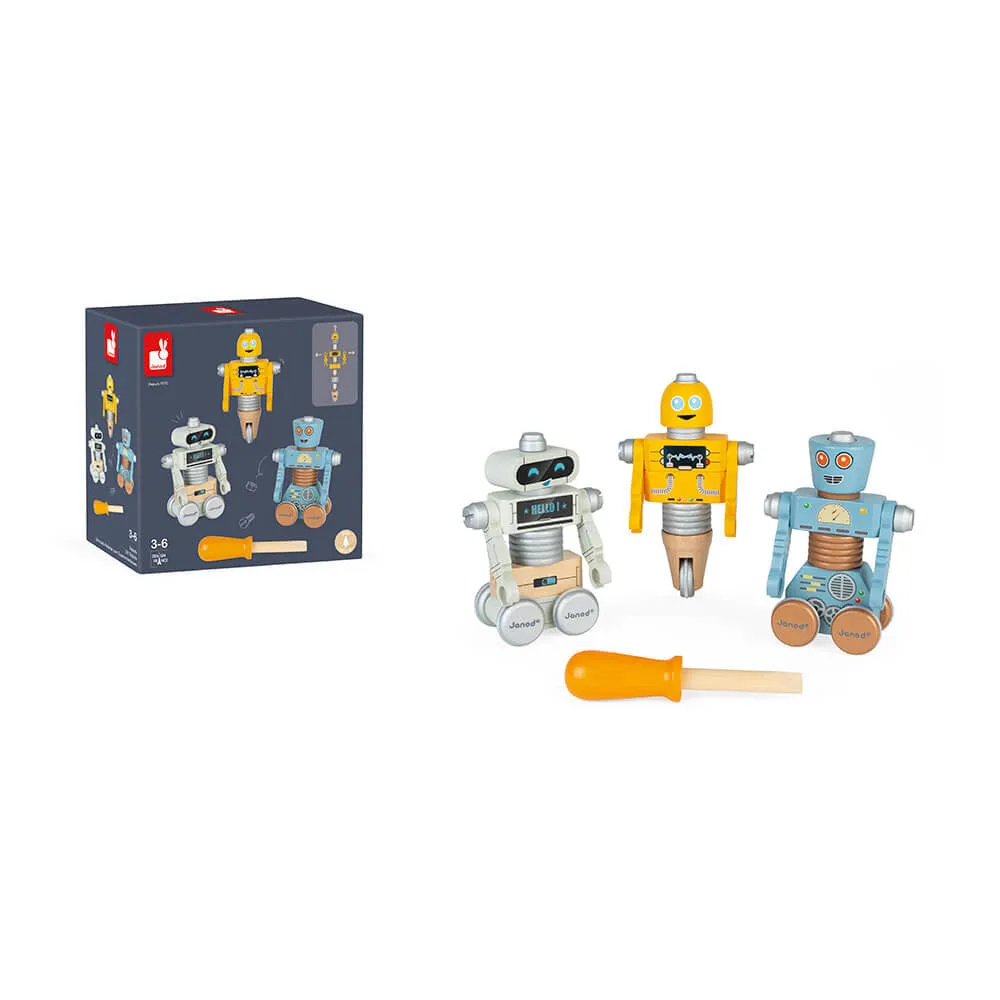 Janod Bricokids DIY Robots