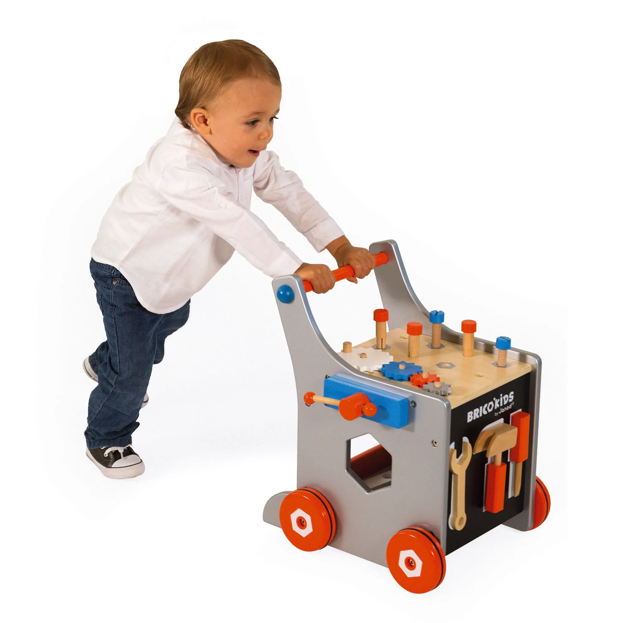 Janod Bricokids Magnetic DIY Trolley