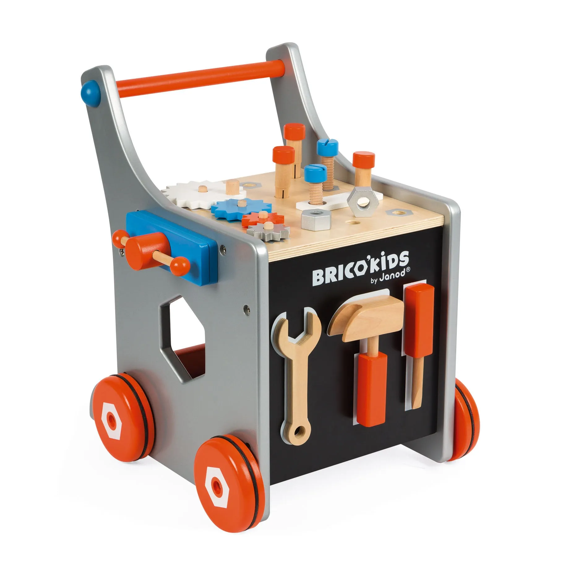 Janod Bricokids Magnetic DIY Trolley
