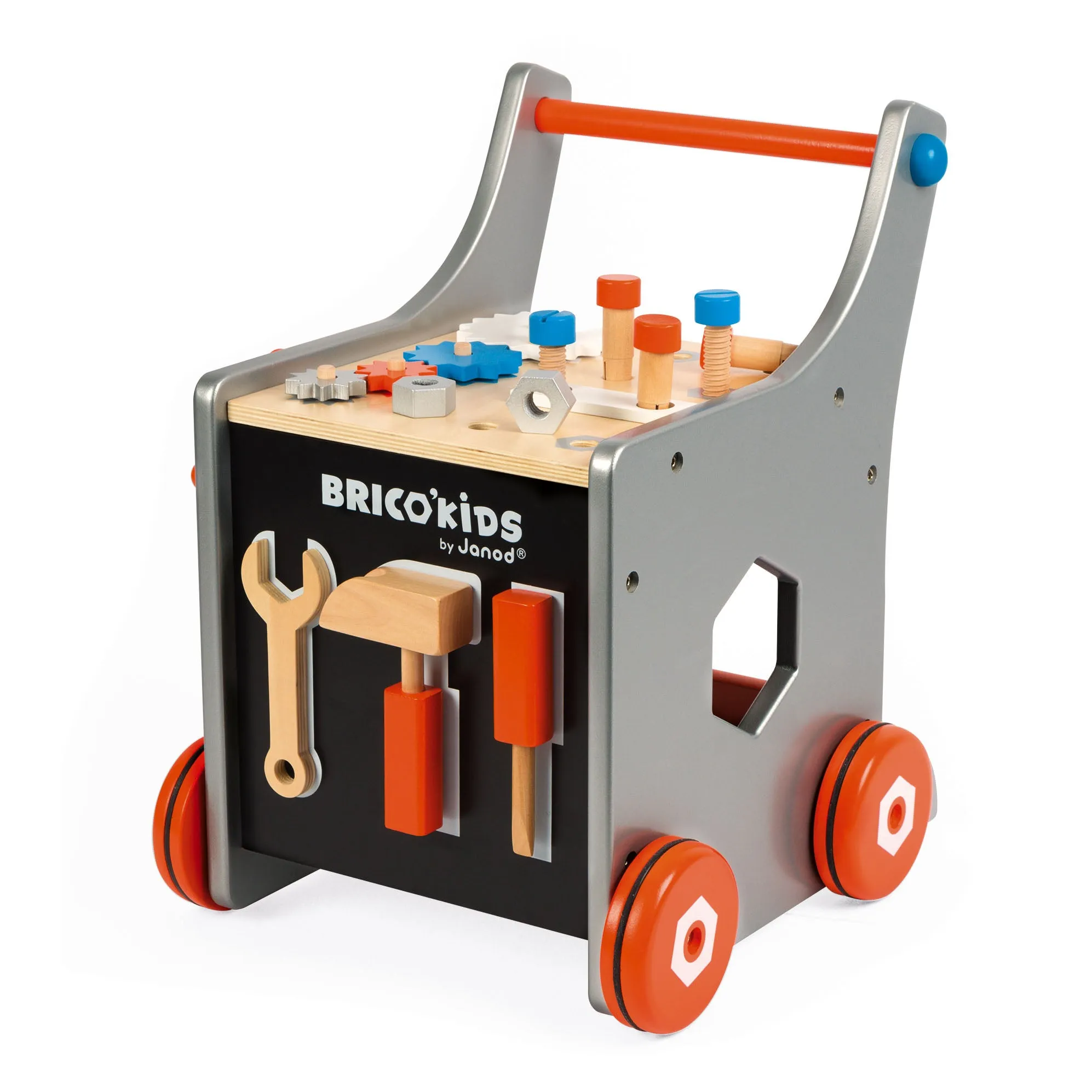 Janod Bricokids Magnetic DIY Trolley