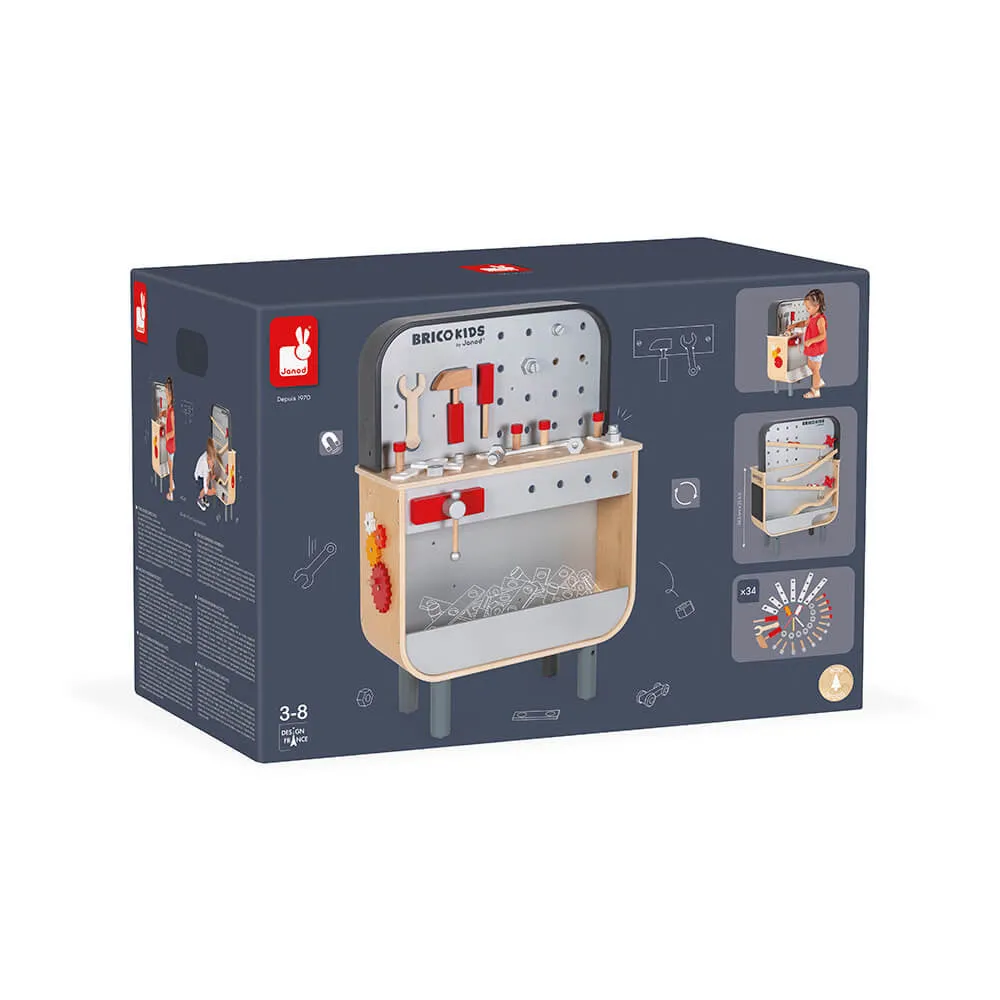 Janod Bricokids Reversible Workbench