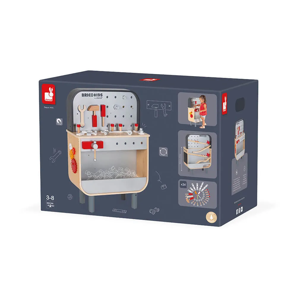 Janod Bricokids Reversible Workbench