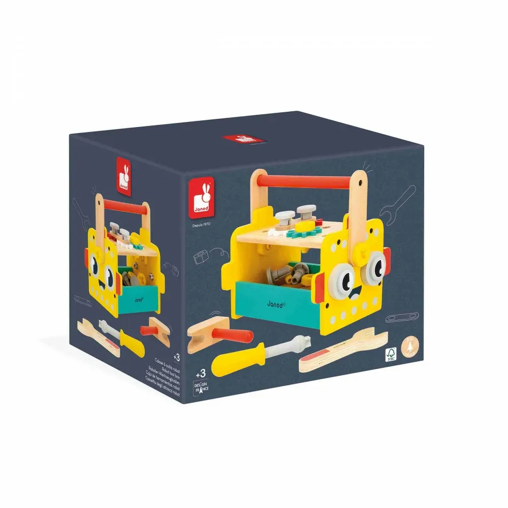 Janod Brico'Kids - Robot Tool Box