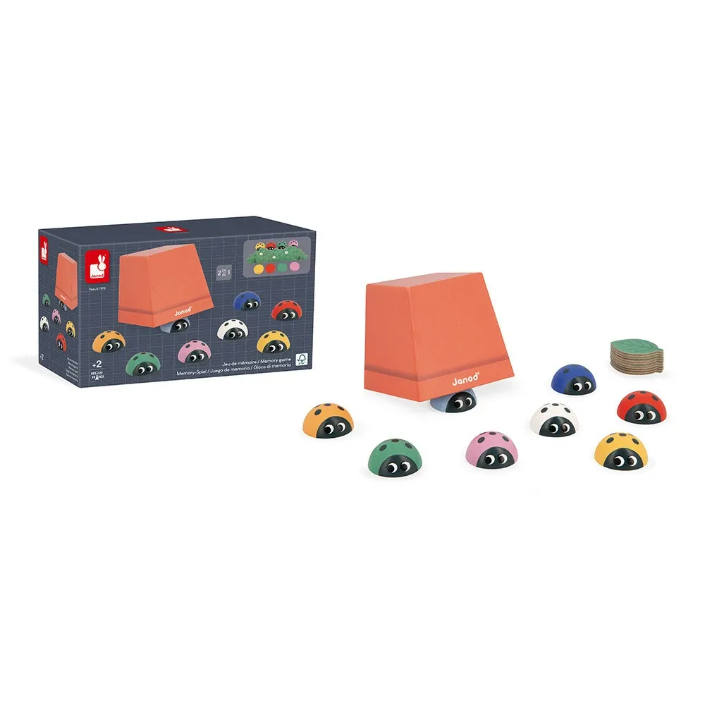 Janod Child Development - Memory Game - Ladybirds