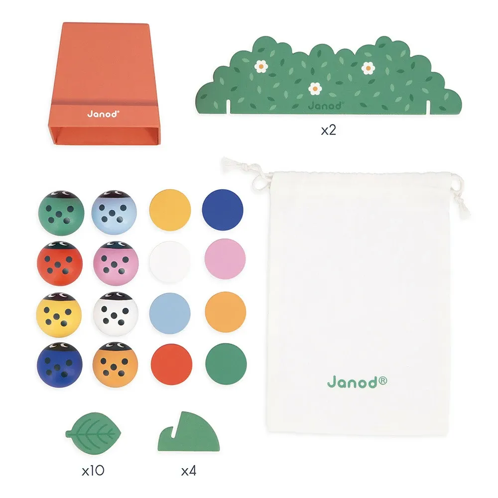 Janod Child Development - Memory Game - Ladybirds