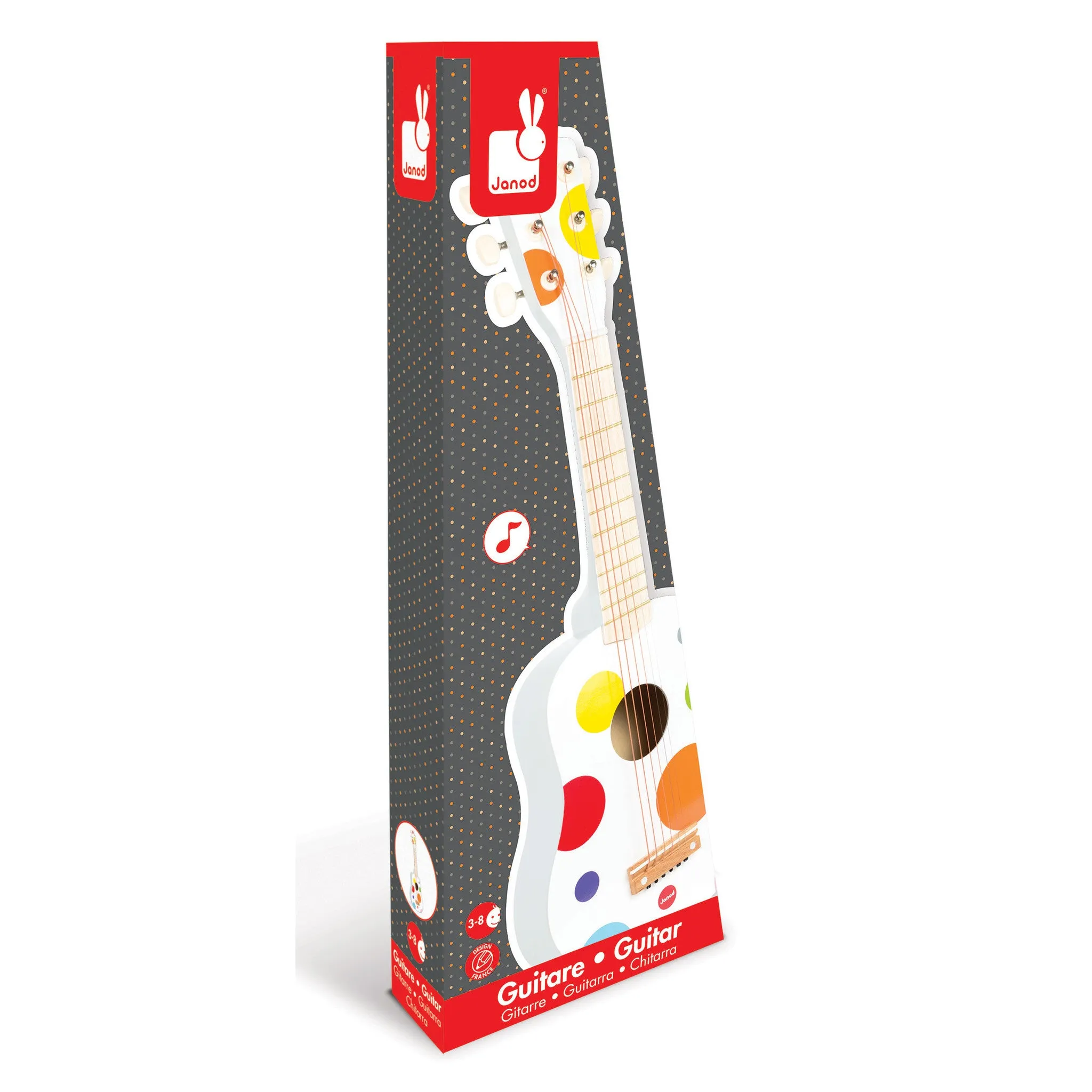 Janod Confetti Guitar White
