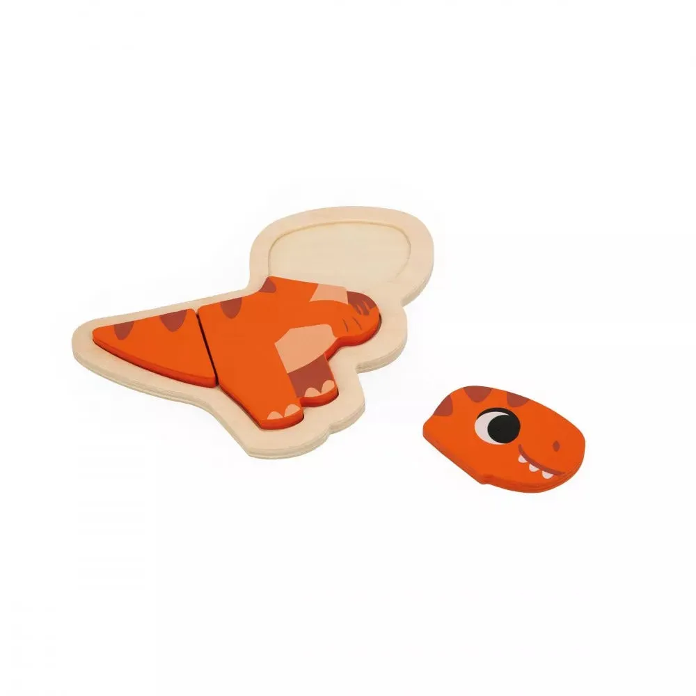 Janod Dino 4 Progressive Puzzles Dino