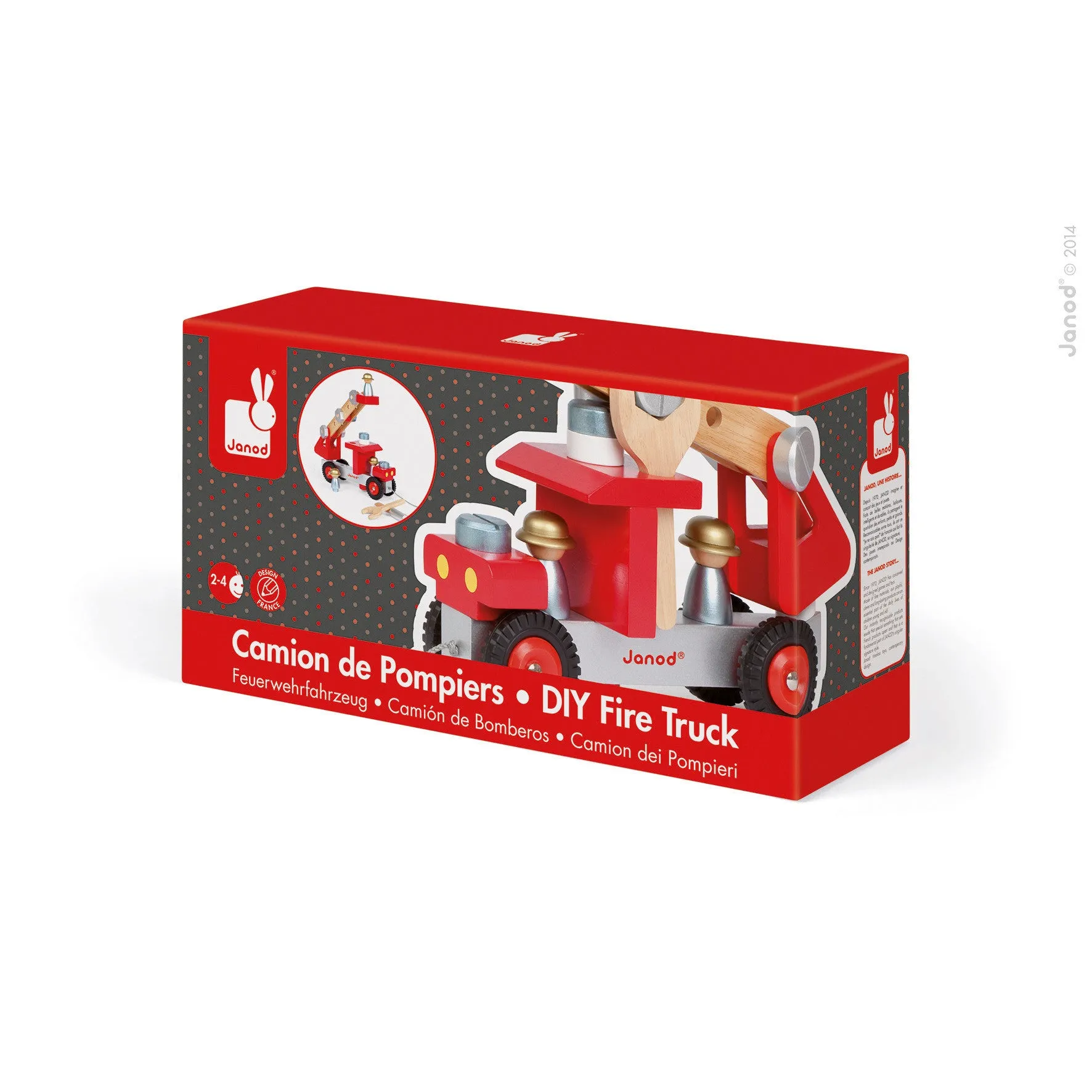 Janod DIY Fire Truck