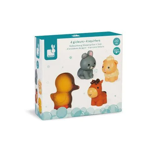 Janod Farm Animals Squirters 4 Pack
