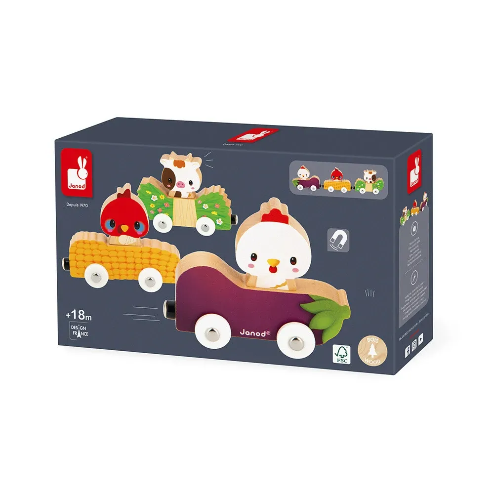 Janod Farm - Magnetic Farm Animals