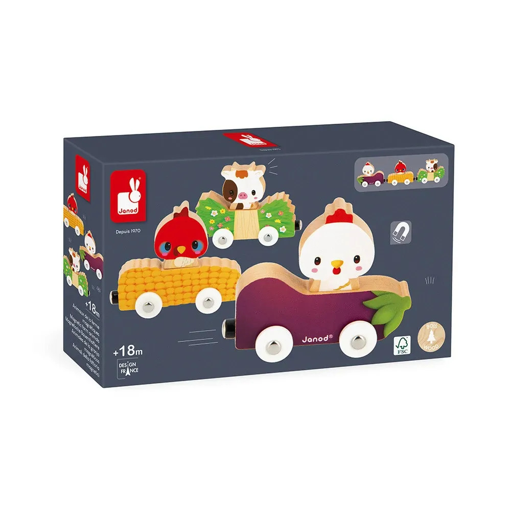 Janod Farm - Magnetic Farm Animals