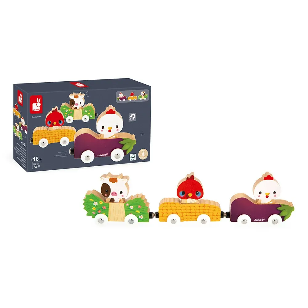 Janod Farm - Magnetic Farm Animals