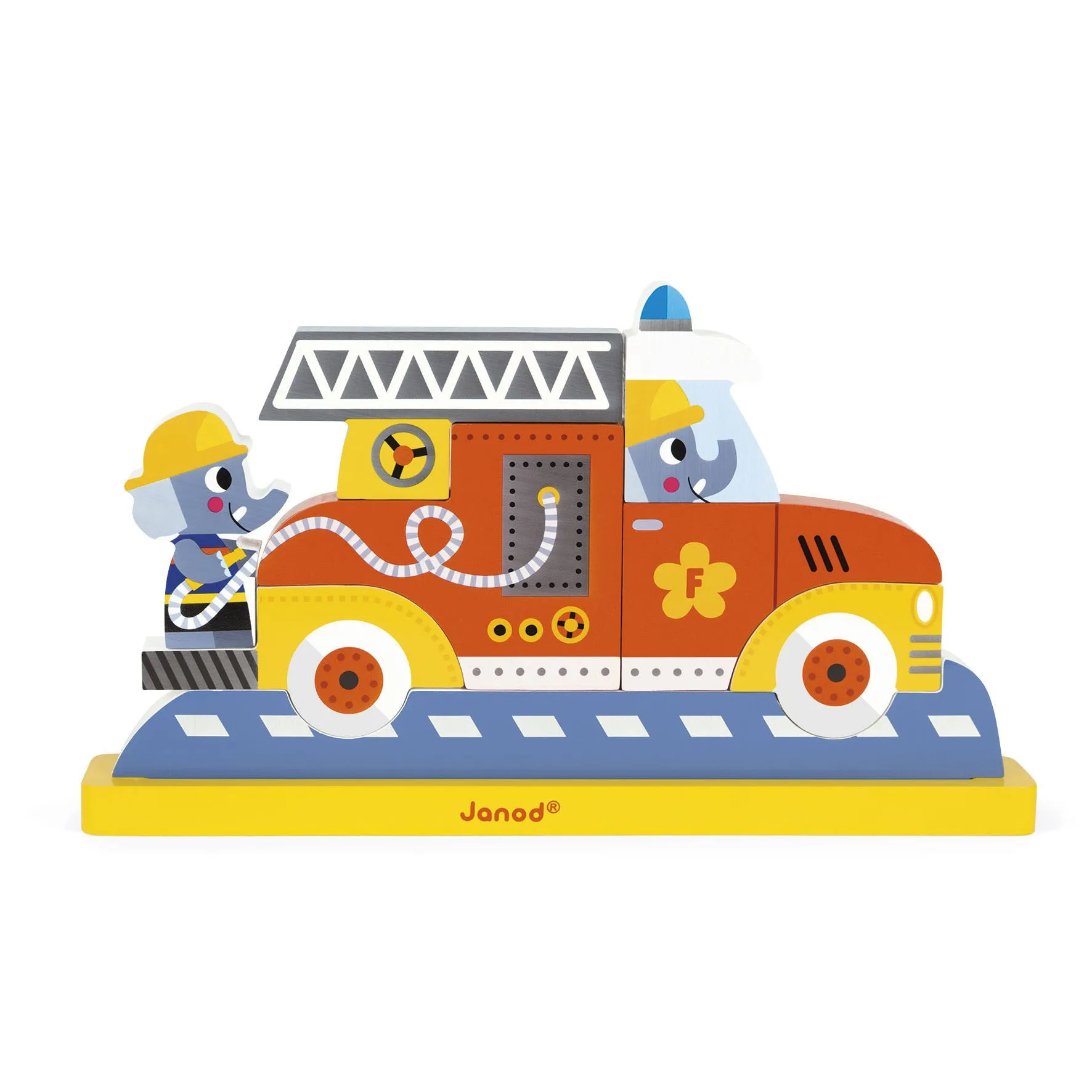Janod Firemen Magnetic Vertical Puzzle