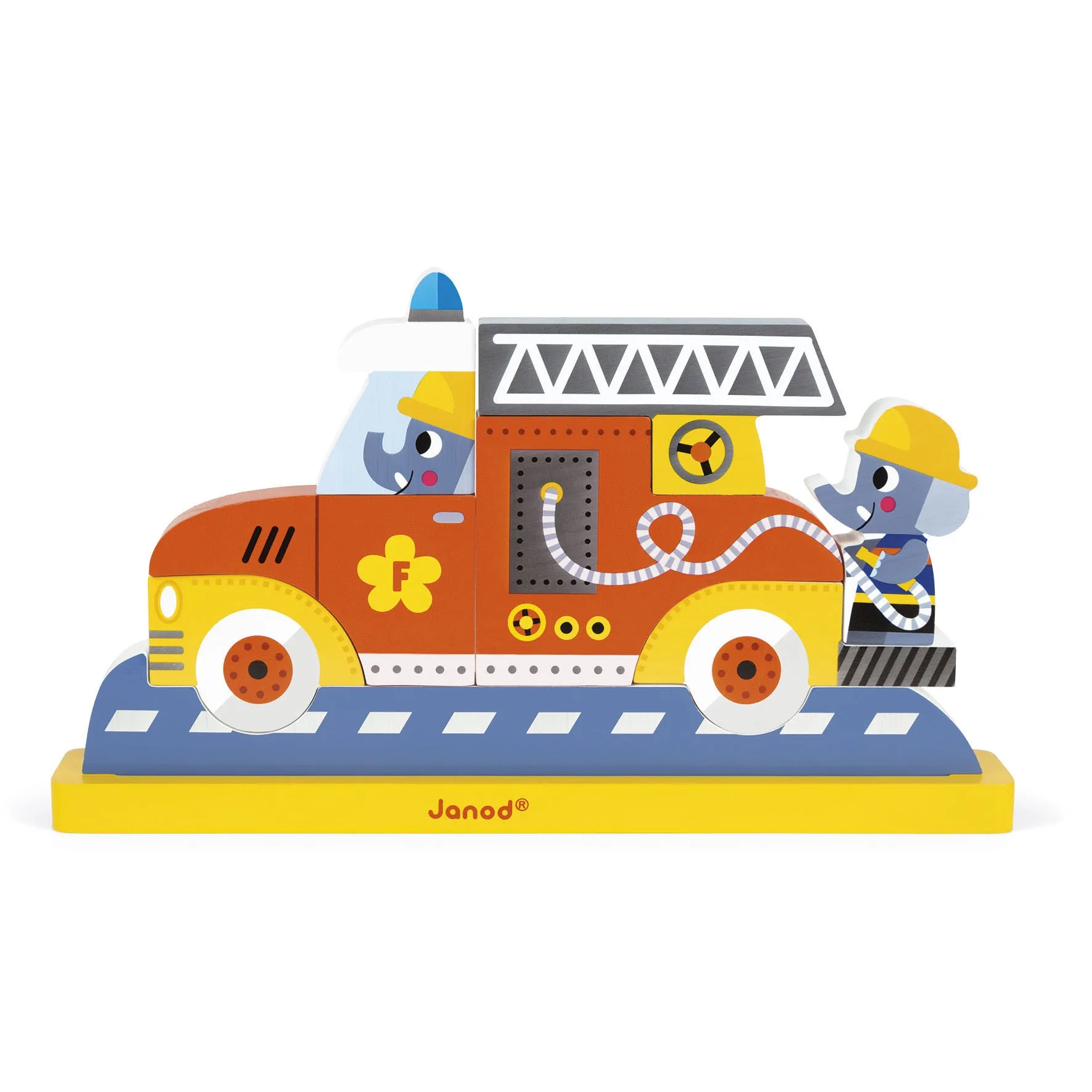 Janod Firemen Magnetic Vertical Puzzle