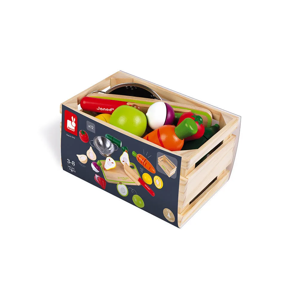 Janod Fruits & Vegetable Maxi Set