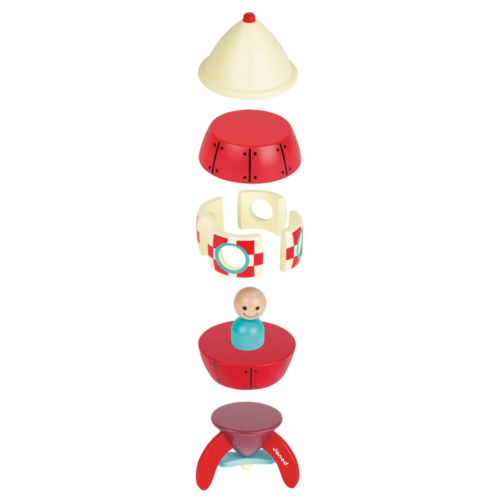 Janod Giant Magnetic Rocket