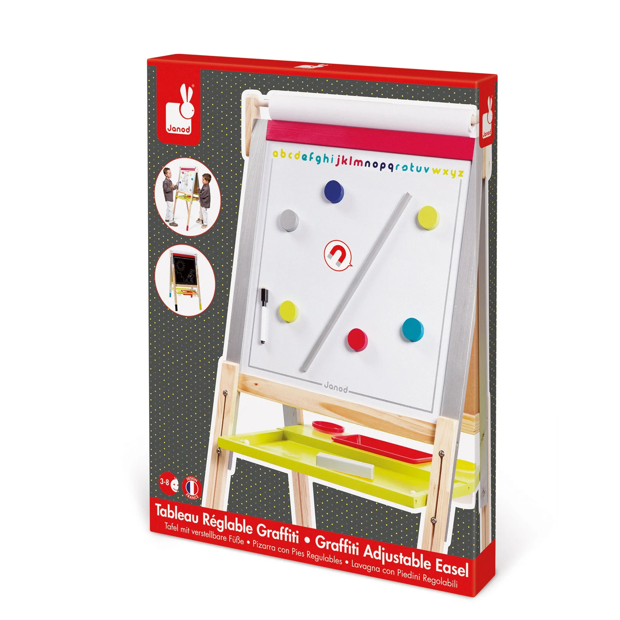Janod Graffiti Adjustible Easel