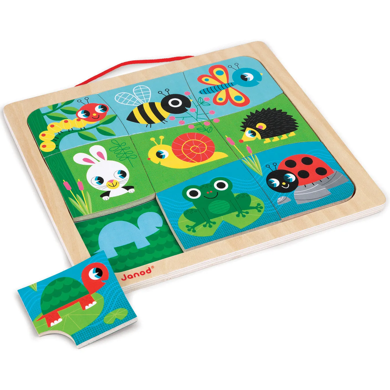Janod Happy Garden Magnetic Puzzle