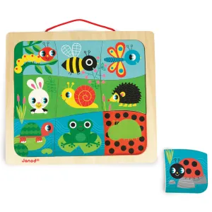 Janod Happy Garden Magnetic Puzzle