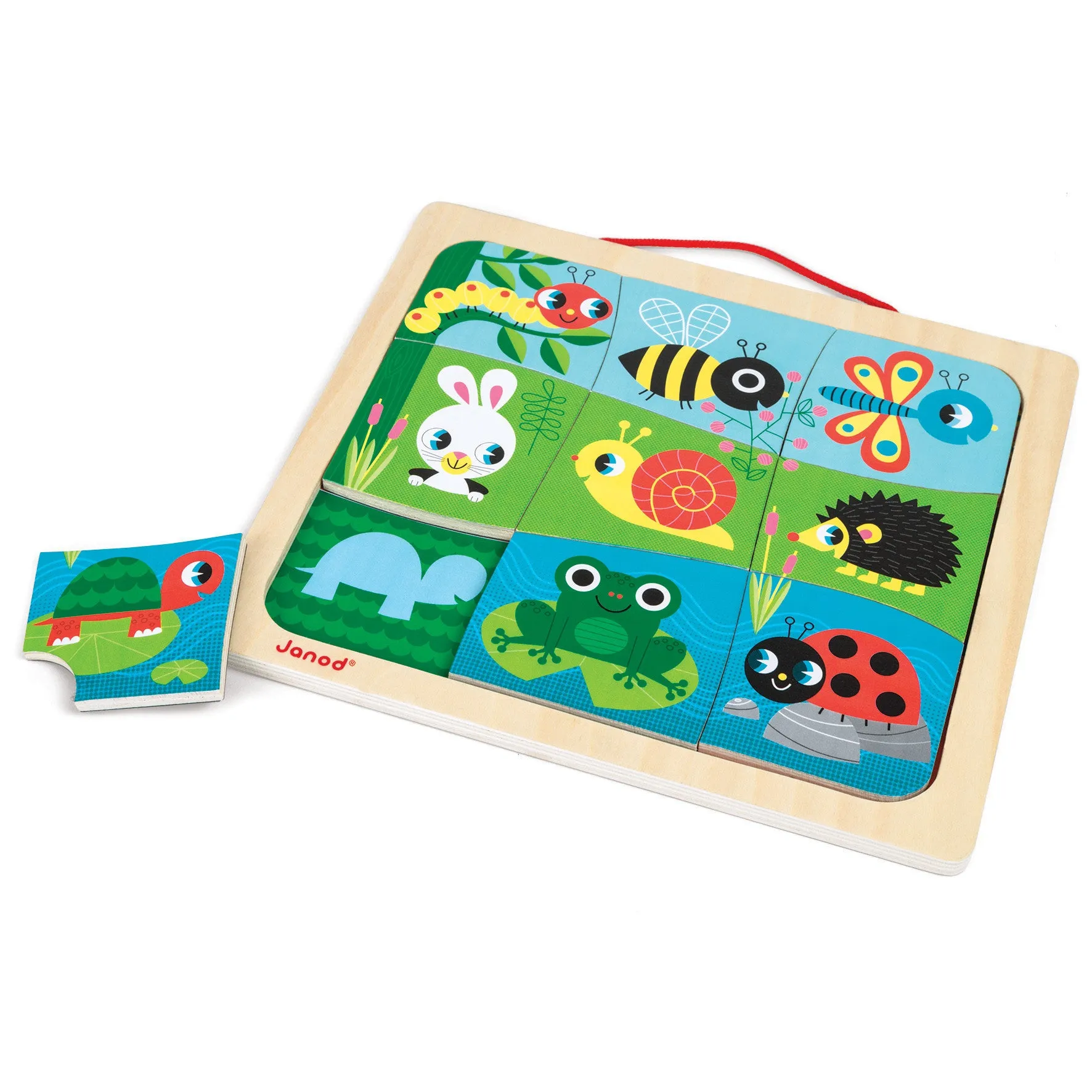 Janod Happy Garden Magnetic Puzzle