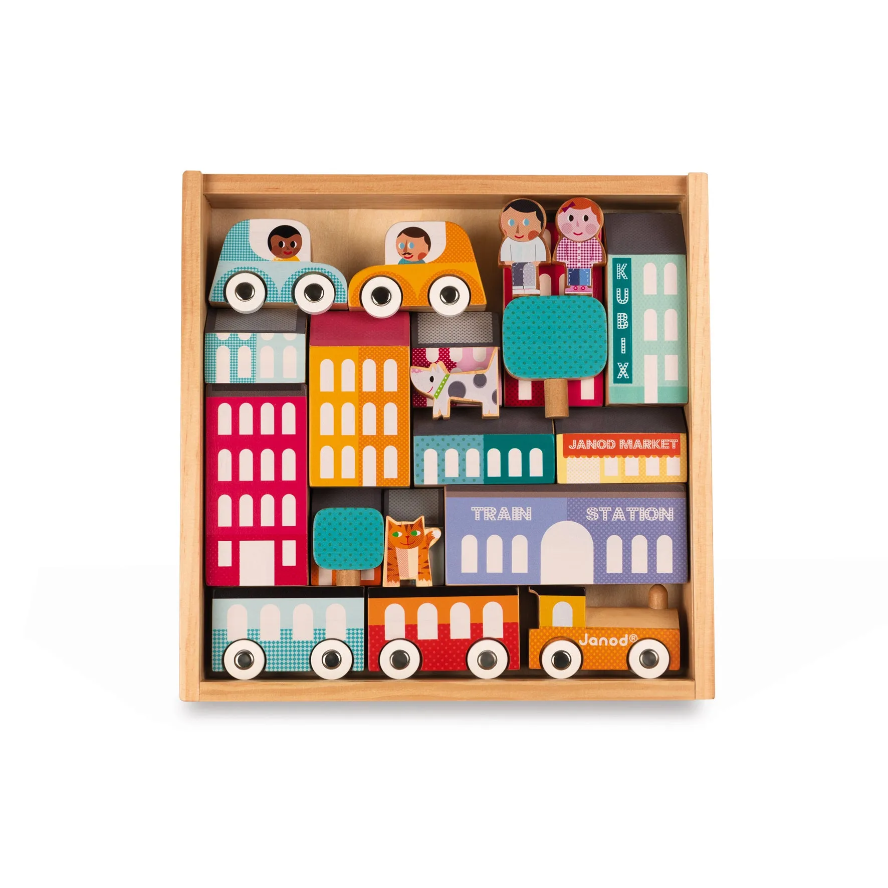 Janod Kubix 22 City Pieces