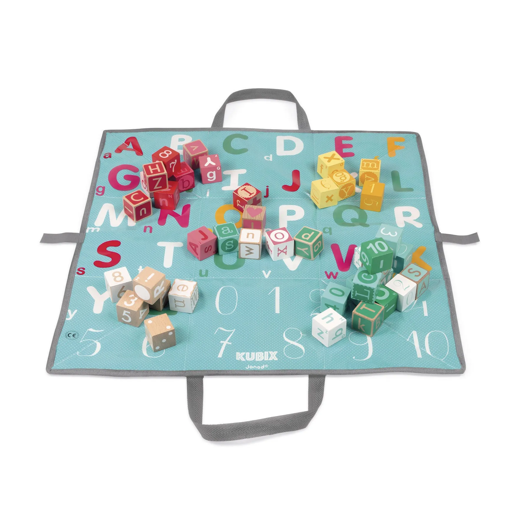 Janod Kubix 40 Letter   Number Blocks
