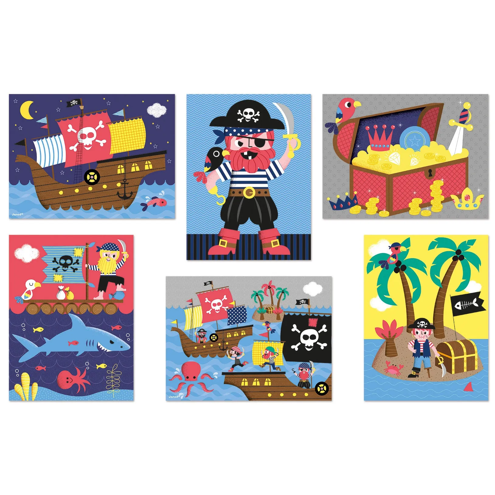 Janod Kubkid Pirates Blocks