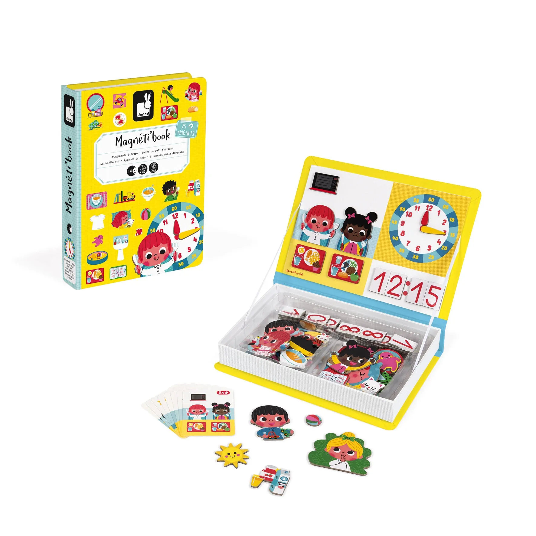 Janod Learn To Tell The Time Magneti'book